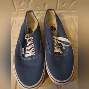 New Vans Authentic Shoe Blue Size 10.5 Men/12 Women (no box)